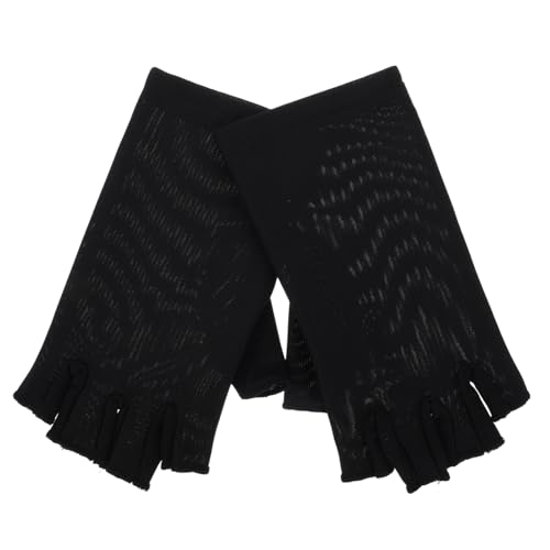 Healvian Uv-schutzhandschuhe Für Nägel Sonnenblocker-handschuhe Halbfinger-handschuhe Für Damen Autohandschuhe Mit Uv-schutz Gel-nagelhandschuhe Nagellampenhandschuhe Sonnenschutz Für von Healvian