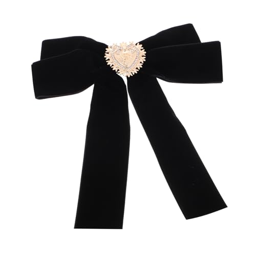 Healvian Velours Schleifenbrosche für Damen Große Schleifen Anstecknadel Romantisches Vielseitiges Accessoire für Kleidung Taschen und Hüte Samt von Healvian