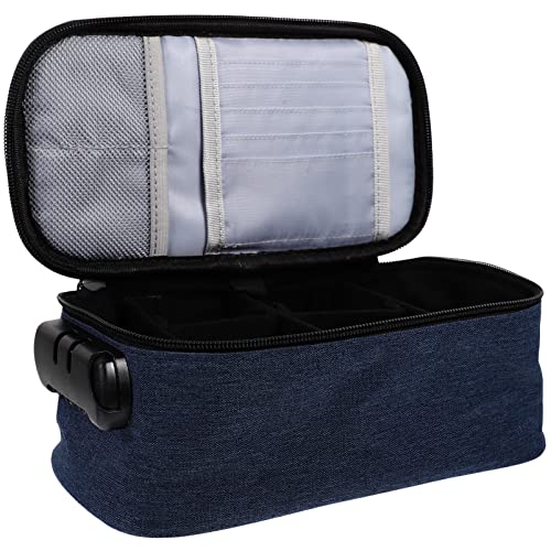 Healvian Verpackungswürfel Für Toilettenartikel Reise-Aufbewahrungstasche Reiseverpackungswürfel Gepäck Reisetaschen Gepäcktaschen Multi-Fach Oxford-Stoff Mädchen Tasche Für Make-up-Pinsel von Healvian