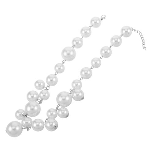 Healvian Perlenkette Für Damen Halskette Mit Kunstperlen Viktorianischer Stil Modeschmuck Hochzeitskette Perlenhalskette Schmuck Kette Aus Kunstperlen von Healvian