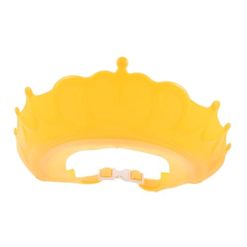 Healvian Verstellbare Waschmütze aus Weichem Silikon mit Wasserdichtem Ohrenschutz und Verstellbarer Kronenform Sanftes Bad Accessoire für Junge Mädchen und Kleinkinder Geeignet für Haare von Healvian