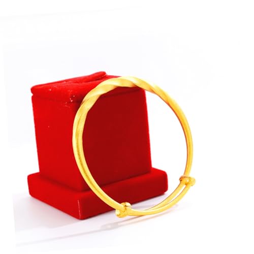 Healvian Verstellbarer Damenarmreif aus Vergoldetem Kupfer Offenes Design Langlebig und Rostfrei für Frauen zu Geburtstag Weihnachten und Besonderen Anlässen von Healvian