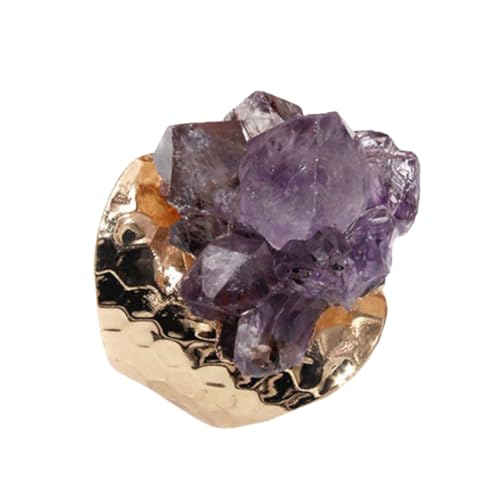 Healvian Verstellbarer Natürlicher Achat Ring Offener Schmuck Damen Modischer Breiter Fingerring Hochwertiger Rohstein Fingerschmuck Healvian Verstellbarer Natürlicher Achat Ring Offener Schmuck Damen Modischer Breiter Fingerring Hochwertiger Rohstein Fingerschmuck von Healvian