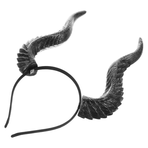 Healvian Verstellbares DIY Teufelshörner Stirnband Leichtes Halloween Cosplay Haarreif für Festliche Kostümierung und Maskerade Healvian Verstellbares DIY Teufelshörner Stirnband Leichtes Halloween Cosplay Haarreif für Festliche Kostümierung und Maskerade von Healvian