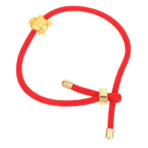 Healvian Verstellbares Drachen Armband aus Robustem Handgewebtem Band Chinesisches Glückssymbol Unisex Schmuck für Neujahr Vielseitig Kombinierbar und Komfortabel Tragbar von Healvian