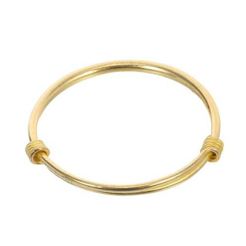 Healvian Verstellbares Kupferarmband für Push pull Offener Bangle Goldener Schmuck Langlebig Stilvoll für Alltag Geschenk Geburtstag Weihnachten von Healvian