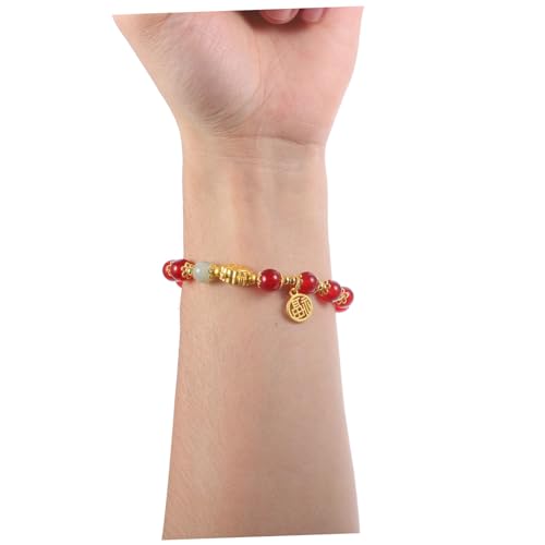Healvian Verstellbares Rotes Seilarmband Jahr Drachen mit Gedrehtem Drachenschmuck Chinesisches Glücksarmband Symbol für Wohlstand und Tradition Passendes Unisex Schmuckstück von Healvian