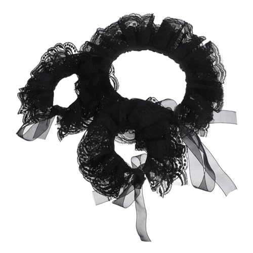 Healvian Victorian Spitzenkragen und Handgelenkmanschetten Eleganter Rüschenkragen mit Renaissance-design Vielseitiges Kostümaccessoire für Theater Themenpartys und Fotoshootings von Healvian