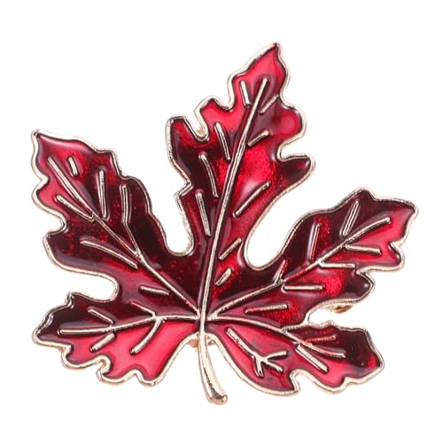 Healvian Vintage Ahornblatt Brosche aus Langlebigem Legierungsmetall Dekorative Anstecknadel für Damen Kleidung Schal und Hut als zu Thanksgiving Weihnachten und Geburtstagen von Healvian