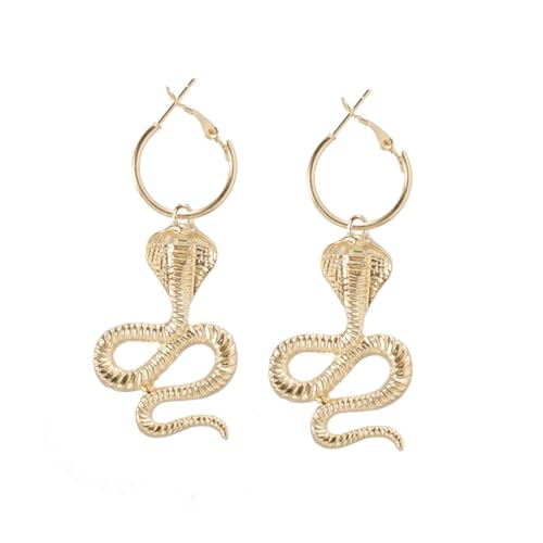 Healvian Vintage Animal Snake Ohrringe Legierung für Damen Einfache Ohrhänger im Minimalistischen Design für Partys Leicht Langlebig Healvian Vintage Animal Snake Ohrringe Legierung für Damen Einfache Ohrhänger im Minimalistischen Design für Partys Leicht Langlebig von Healvian