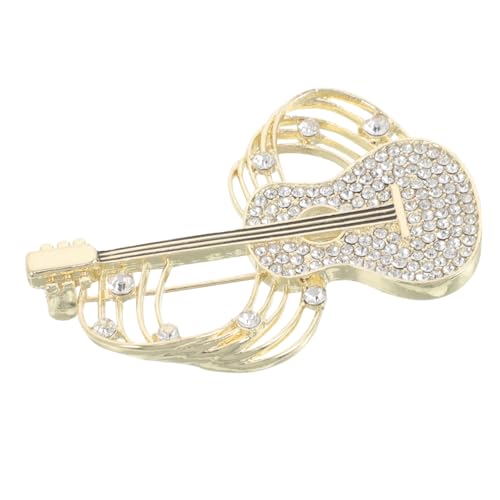 Healvian Vintage Anstecknadel für Frauen Funkelnde Accessoires für Kleider Hüte und Jacken Musikalisches Design für Musikliebhaber von Healvian
