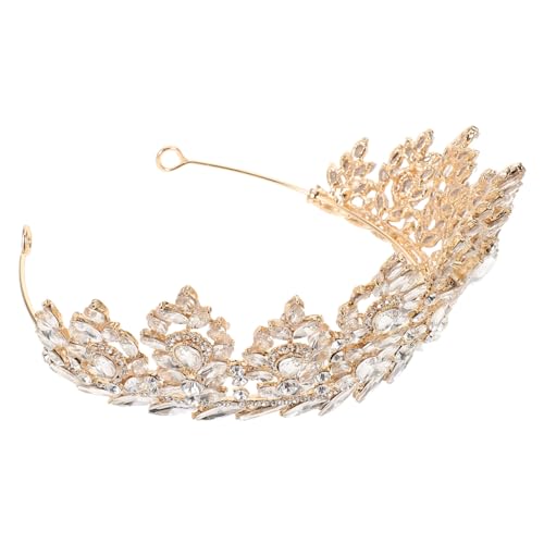Healvian Vintage Barock Krone für Damen aus Legierung mit Funkelnden Strasssteinen Braut Tiara für Hochzeit Geburtstag Prom und Festliche Anlässe Vielseitiges Haarschmuck Accessoire von Healvian