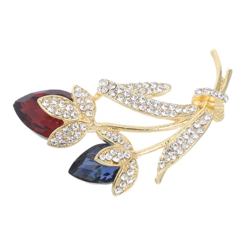 Healvian Vintage Blumenanstecker für Damen Modebrosche für Kleider Schals und Robustes Design mit Funkelnden Kristallen Healvian Vintage Blumenanstecker für Damen Modebrosche für Kleider Schals und Robustes Design mit Funkelnden Kristallen von Healvian