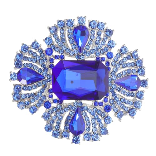 Healvian Vintage Blumenform Anstecknadel Legierung Hochwertige Brosche für Damen für Anzüge und Mäntel Stilvolles Party Accessoire von Healvian