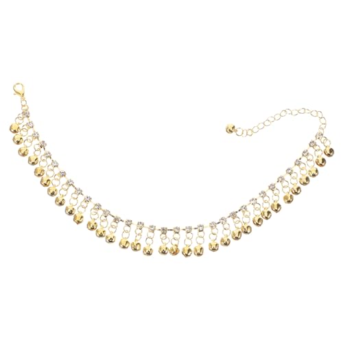 Healvian Vintage Boho Fußkettchen für Frauen mit Verstellbarer Glocken und Tassel Anhänger Ethno Stil Strand Schmuck Modisches Knöchel Armband für Sommer und Freizeit von Healvian