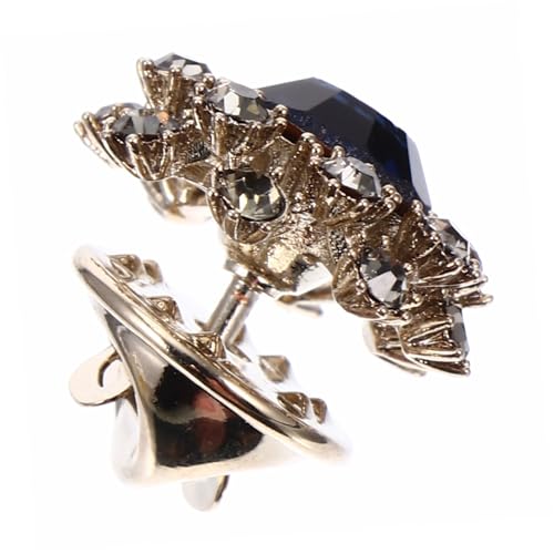 Healvian Vintage Brosche für Hemdkragen Retro Anstecknadel mit Strass Halsnaht Schutz Modisches Accessoire für Damen und Herren Vielseitig für Anzug Mantel Schal und Taschen Geeignet von Healvian