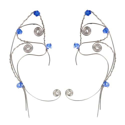 Healvian Ohrmanschetten Für Frauen Mit Piercing Modisches Kleidungsaccessoire Geeignet Für Hochzeit Halloween Weihnachten Und Partys Hervorragende Verarbeitung Mit Liebe Zum Detail von Healvian