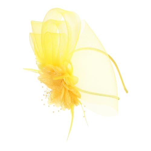 Healvian Vintage Fascinator Haarband mit Mesh und Leichter Haarschmuck für Damen Vielseitig als Stirnband oder Haarklammer für Hochzeiten Teepartys Pferderennen und Festliche Anlässe von Healvian