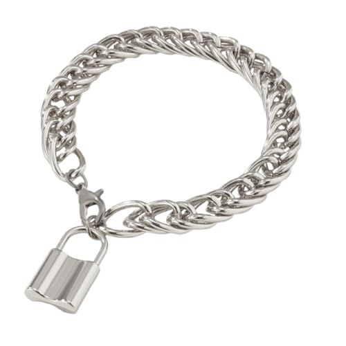 Healvian Vintage Fußkettchen mit Filigranem Schloss Anhänger Silberne Knöchelketten für Frauen Elegantes Accessoire zu Kleidern und Hosen Hautfreundlich Langlebig Glänzend von Healvian