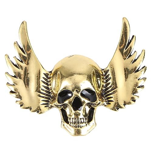 Healvian Vintage Halloween Brooch Retro Skull Pin Kreativer Anstecker für Damen Halloween Schmuck und Party Accessoire Langlebig und von Healvian
