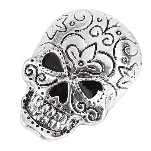 Healvian Vintage Halloween Brosche Damen Retro Skull Anstecknadel Legierung Party Kleidung Schmuck Accessoire Kreative Brustbrosche für Halloween Feier von Healvian