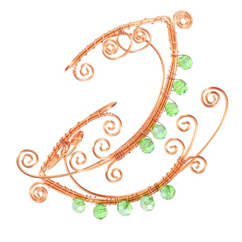 Healvian Vintage Ohrmanschetten Damen Kupfer Ohrclip Leicht und Langlebig Modisch für Frauen und Männer nicht Durchstochen Vielseitig Kombinierbar Sicherer Halt für Ganztägigen von Healvian