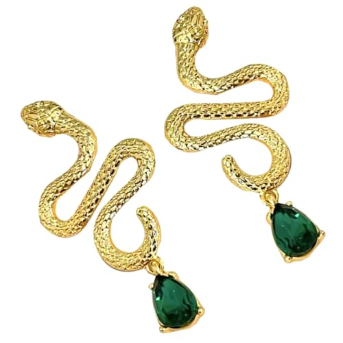 Healvian Vintage Schlangen Ohrstecker Damen Schmuck Leicht und Robust Verarbeitung Trendige Gothic Ohrringe für Alltag und Festliche Anlässe von Healvian