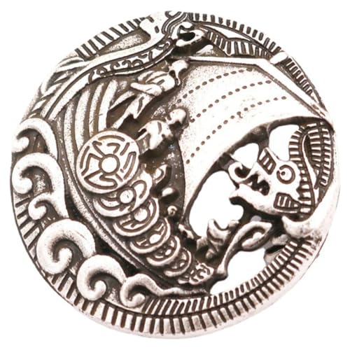 Healvian Vintage Wikingerboot Brosche Antiklook Metall Anstecknadel Damen Mädchen Modeaccessoire Einzigartiges Design Geschenkidee für Valentinstag Weihnachten von Healvian