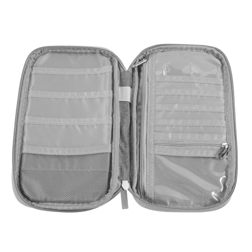 Healvian Wasserdichter Reise Dokumentenhalter Multifunktionaler Passport Wallet Organizer Leichte Portable Schutzhülle für Reisepass und Karten Geeignet für Damen und Herren Praktisch für von Healvian