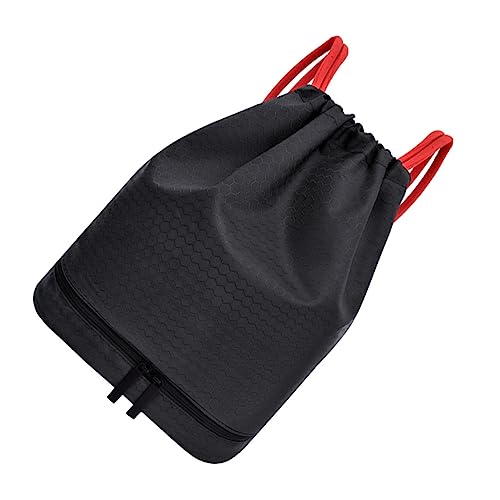 Healvian Wasserdichter Rucksack Mit Kordelzug Multifunktionaler Packsack Für Sport Fitness Reisen Camping Mit Trocken-nass-trennbeutel Für Schuhe Und Handtücher von Healvian