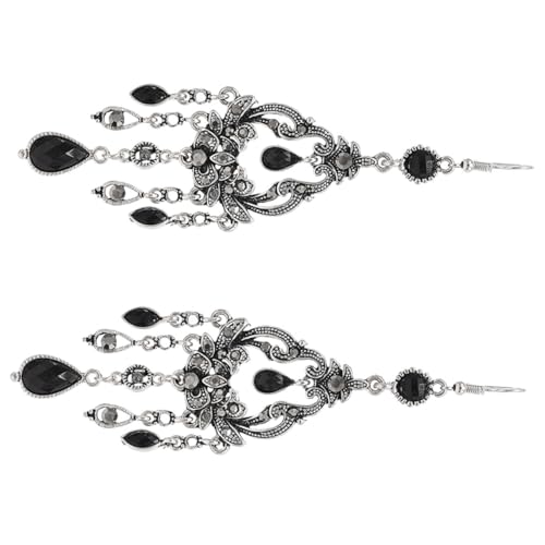 Healvian Wasserfall Ohrhänger Damen Boho Stil Wasserfall Design Handgefertigt Tropfenform Lange Ohrhänger Für Alltag Festival Strand Party von Healvian