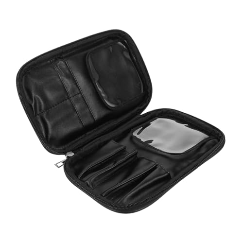 Healvian Wasserfeste Schminktasche Damen PU Zipper Kosmetiktasche Make Up Organizer Reise Kulturbeutel für Mädchen Outdoor Toilettentasche von Healvian