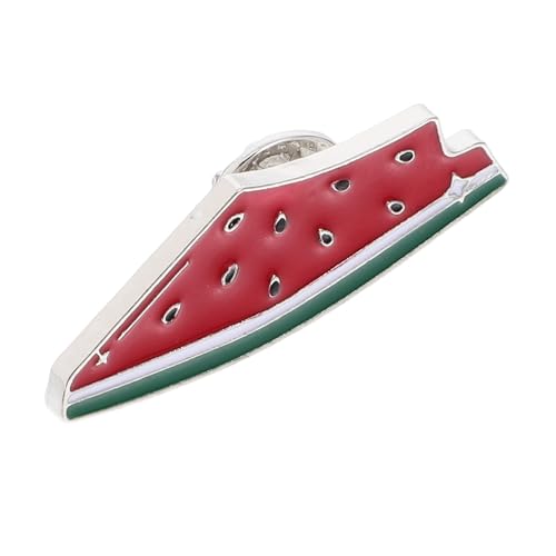Healvian Wassermelonen Brosche Emaille Pin Fruchtförmige Anstecknadel Palästina Motiv Sommer Schmuck für Kleidung Tasche und Hut von Healvian