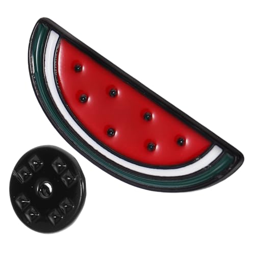 Healvian Wassermelonen brosche Anstecknadel Leicht und Tragbar Versatile Clip für Kragen Taschen Kleidung Modisches Accessoire für Damen und Mädchen von Healvian