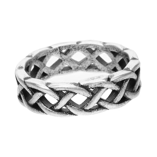Healvian Weben Geknoteter Handschmuck Herrenringe Der Ring Breiter Knotenring Herrenschmuck Metallringe Bandring Männerringe Herren Eheringe Breiter Ring Fingerschmuck Edelstahl Silber Healvian Weben Geknoteter Handschmuck Herrenringe Der Ring Breiter Knotenring Herrenschmuck Metallringe Bandring Männerringe Herren Eheringe Breiter Ring Fingerschmuck Edelstahl Silber von Healvian