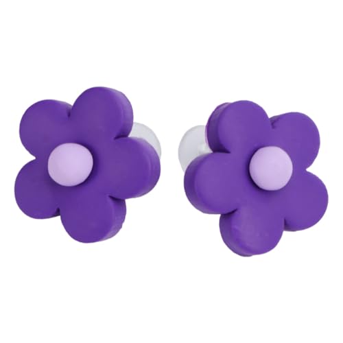 Healvian Weiche Keramikblumenohrringe Ohrstecker Piercing-Ohrringe Ohrringe aus Ohrring aus Ohrstollen Schmuck Ohrstecker Violett Healvian Weiche Keramikblumenohrringe Ohrstecker Piercing-Ohrringe Ohrringe aus Ohrring aus Ohrstollen Schmuck Ohrstecker Violett von Healvian