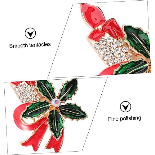 Healvian Weihnachtliche Cartoon Brosche Vielseitige Mode Brosche mit Niedlichem Design Kreative Anstecknadel für Kleidung Festliche Dekoration für Damen und Herren Perfektes Party von Healvian