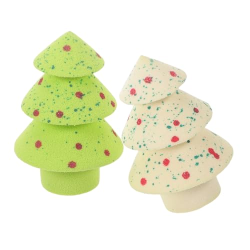 Healvian Weihnachtlicher Make-up Schwamm Glitter-design Stern Kugel Weiche Hypoallergene Foundation Schwamm für Puder Flüssig Make-up für Empfindliche Haut von Healvian