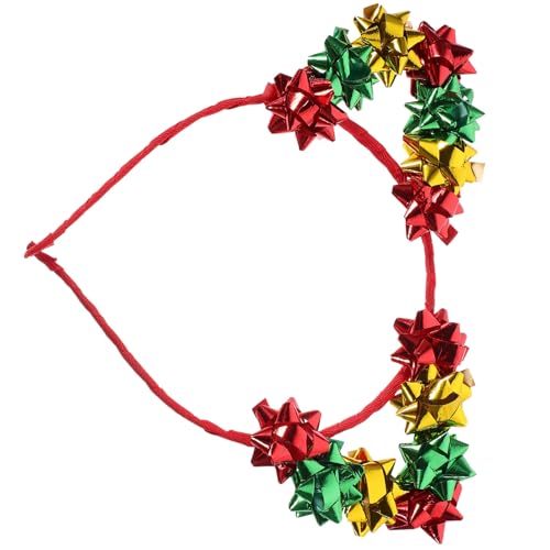 Healvian Weihnachtliches Katzenohren Stirnband Verstellbares Rotes Haaraccessoire für Festliche Anlässe für Weihnachtsfeiern Cosplay und Kostümpartys Angenehm zu Tragen und Vielseitig von Healvian
