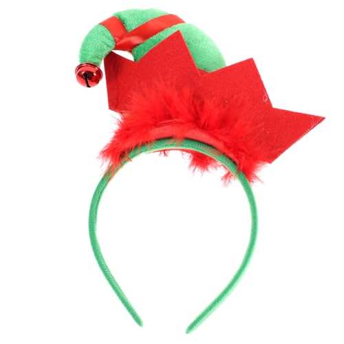 Healvian Weihnachts-haarreif Mit Und Hut Festliches Stirnband Für Erwachsene Für Kostümpartys Halloween Und Feiertagsfeiern von Healvian