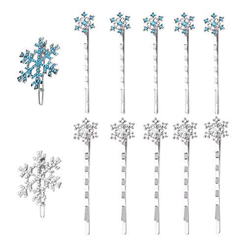 Healvian Weihnachts Haarschmuck Schneeflocken Haarspangen Strass Haarnadeln Für Frauen Und ädchen Festliche Haaraccessoires Für Besondere Anlässe von Healvian