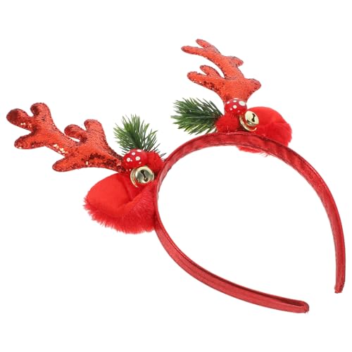 Healvian Elchgeweih Stirnband Mit Und Für Weihnachten Festliches Haaraccessoire Für Mädchen Für Partys Und Kostüme Für Feiertagsfeiern von Healvian