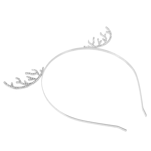 Healvian Weihnachts Stirnband mit Glitzernden Komfortables Haarreif mit Tiermotiv Accessoire für Erwachsene Festliche Anlässe Partys von Healvian