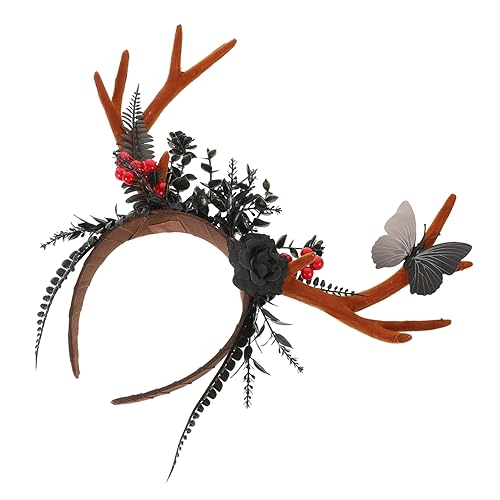 Healvian Weihnachts-antler-haarband Lustiges Haaraccessoire Für Festlichkeiten Cosplay Und Partys Robustem Kunststoff Gefertigt Für Kreative Und Besondere Anlässe von Healvian