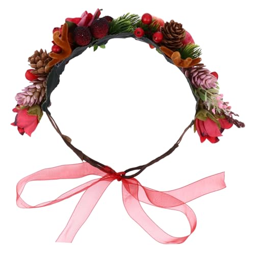 Healvian Weihnachts-haarreif Mit Antlers Dekoratives Stirnband Für Partys Lustiges Accessoire Für Weihnachten Strapazierfähigem Für Feiern Und Familienfeste von Healvian