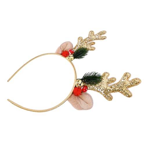 Healvian Antler Headband Weihnachts Haarschmuck Mit Festlicher Kopfschmuck Für Weihnachten Für Partys Und Feiertagsfeiern Komfortabel Und Für Haartypen von Healvian