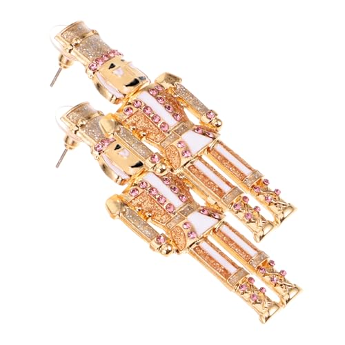 Healvian Weihnachtsohrringe Damen Strass Ohrhänger Funkelnd Festliche Schmuck für Weihnachtsfeier und Wintermode von Healvian