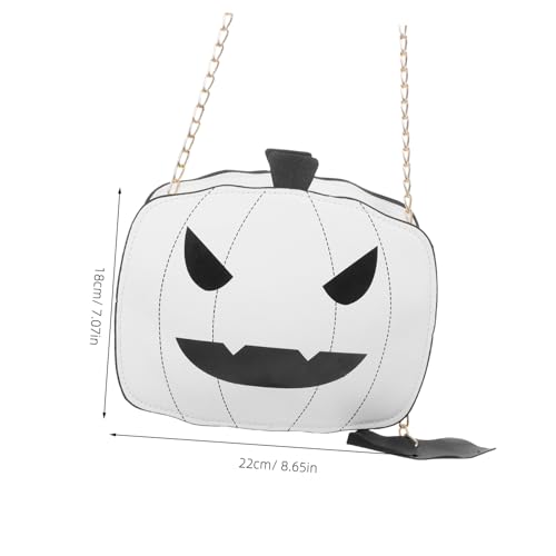 Healvian Kürbisförmige Umhängetasche Halloween-design Für Frauen Mädchen Mit Verstellbarem Riemen Aus Pu-polyesterfutter Praktisch Und Geräumig Für Festivals Und Alltag von Healvian