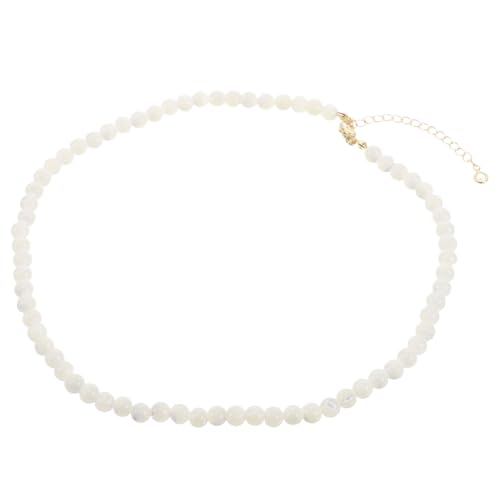 Healvian Weiße Perlenkette Damen Perlen Halskette Französischer Vintage Stil Bead Choker Elegant Schmuck für Hochzeit Date und Alltag von Healvian
