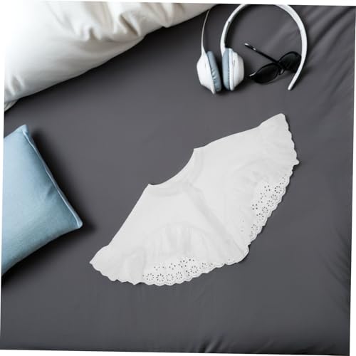Healvian Weißer Falscher Kragen Für Damen Abnehmbarer Kragen Für Hemdbluse Dekorativer Schal Im Lolita-stil Zum Tragen Über Kleidern Und Oberteilen Hohles Design Für Verschiedene von Healvian